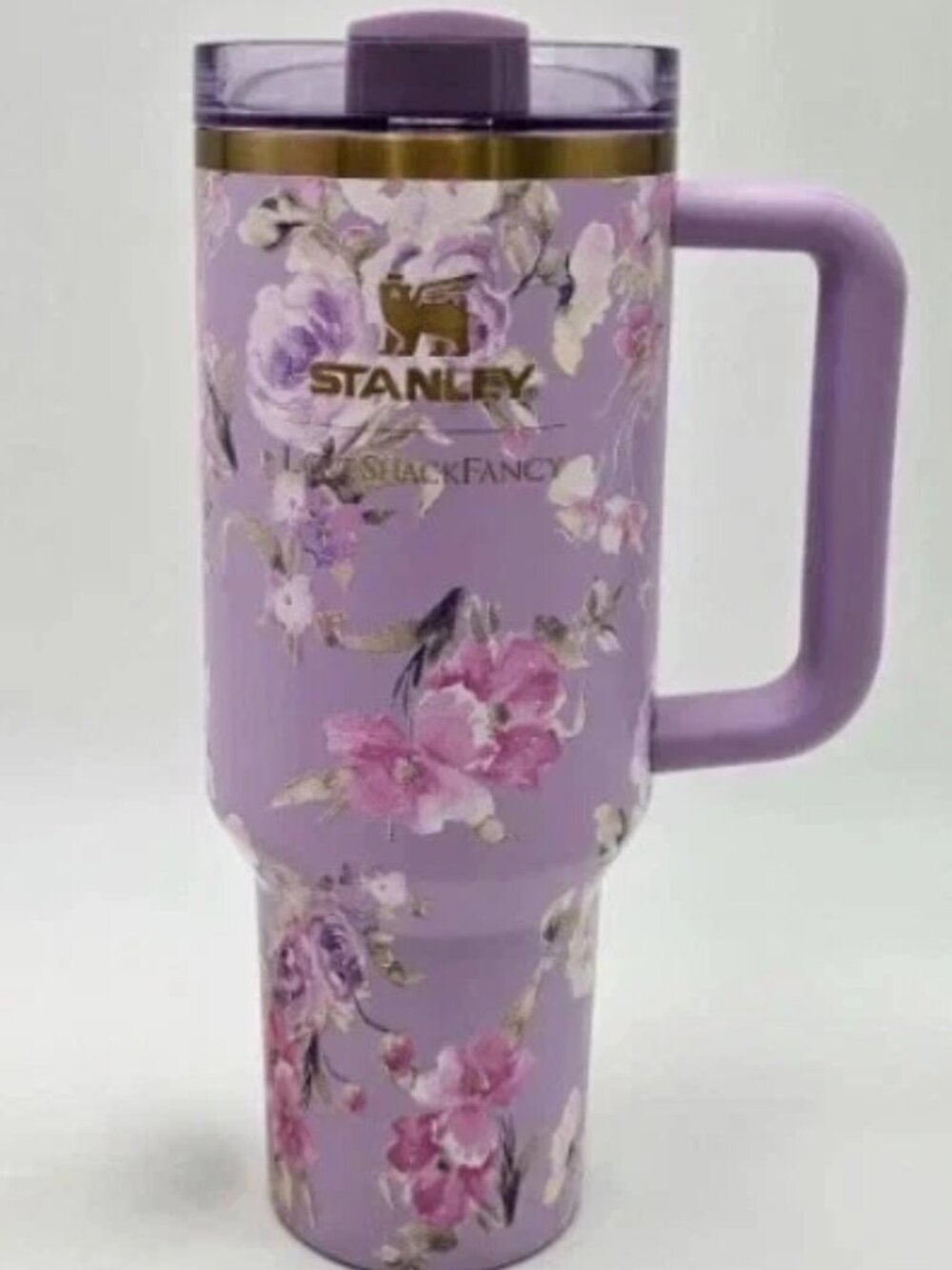 Stanley X Love Shack Fancy Cup - Happy Thoughts Quencher Rosa Beaux Purple 40 oz
